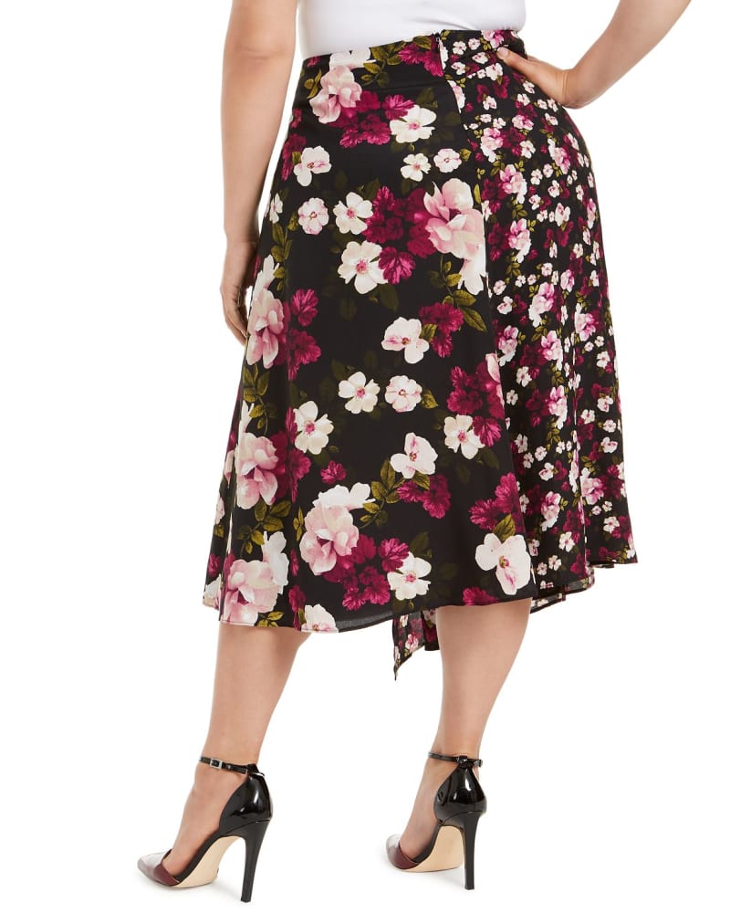 Calvin klein clearance floral midi skirt